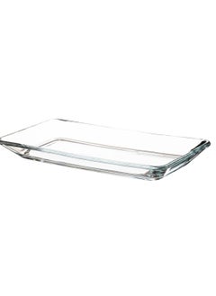 Luminarc Multipurpose rectangular glass serving plate 24*12 cm  - Image 1