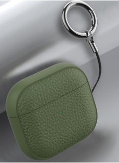 Generic AirPods 4th Generation Case, Compatible with AirPods 4 Gen (2024) (USB-C), Compatible with MagSafe, Drop Protection Cover with Lanyard, Orbit Hybrid Case, Green  - Image 2