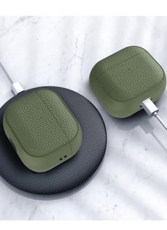 Generic AirPods 4th Generation Case, Compatible with AirPods 4 Gen (2024) (USB-C), Compatible with MagSafe, Drop Protection Cover with Lanyard, Orbit Hybrid Case, Green  - Image 3
