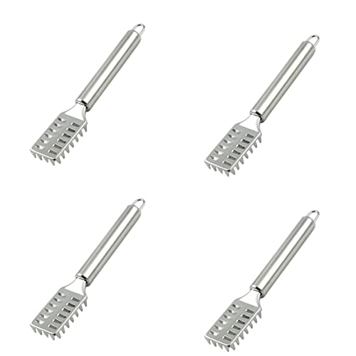 PRIMEFAIR Stainless Steel Living Fish Scale Shaver Fish Scale Scraper for Fast Cleaning Fish Skin Peeler Skin Peeler Fish Tools Kitchen Gadget (4) - Image 1
