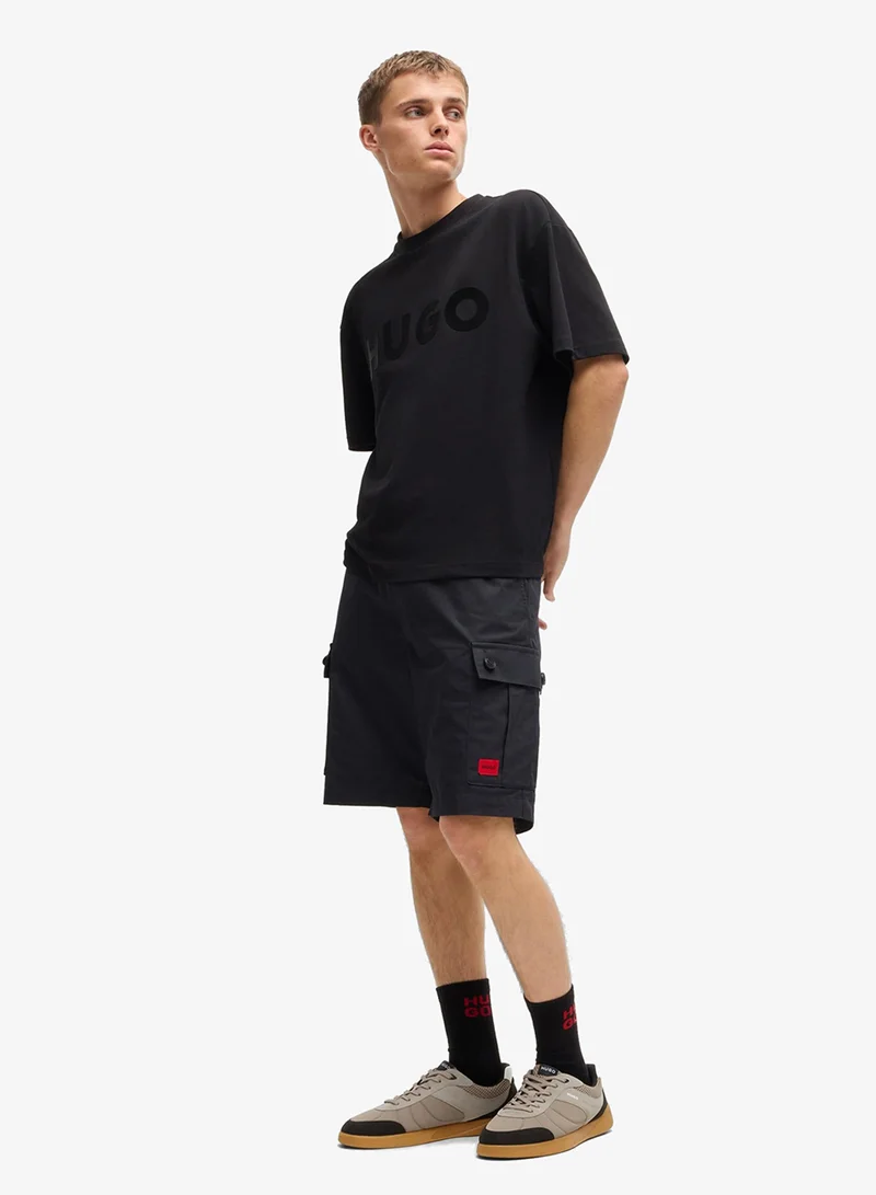 HUGO  Football-inspired trainers with faux suede for Men | Best Price UAE