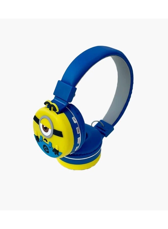 Wireless Minions-themed kids' headphones with powerful stereo sound, long battery life, AH-806W, built-in microphone, and full volume control. - Image 3