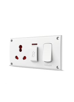 GOLD MEDAL Goldmedal Essenza 5x1 16A Switch Socket Combined with Indicator  - Image 1