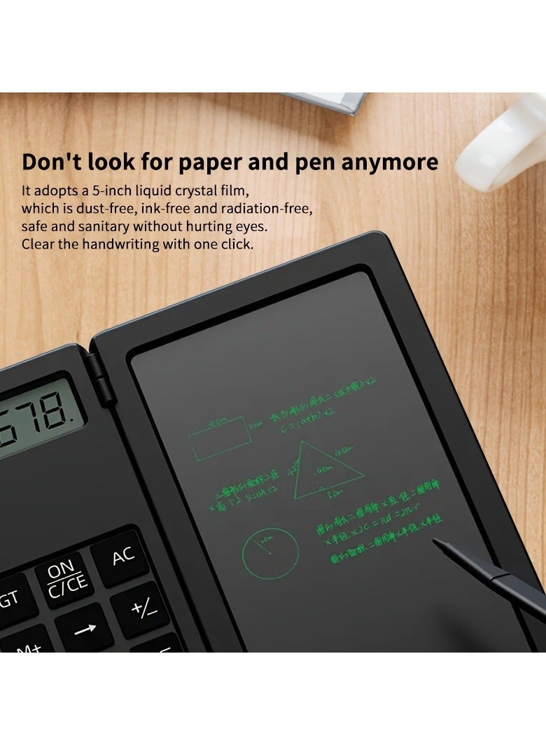 1Pcs Mini Portable Calculator Handwriting Pad Suitable For Learning And Business Office - Image 4