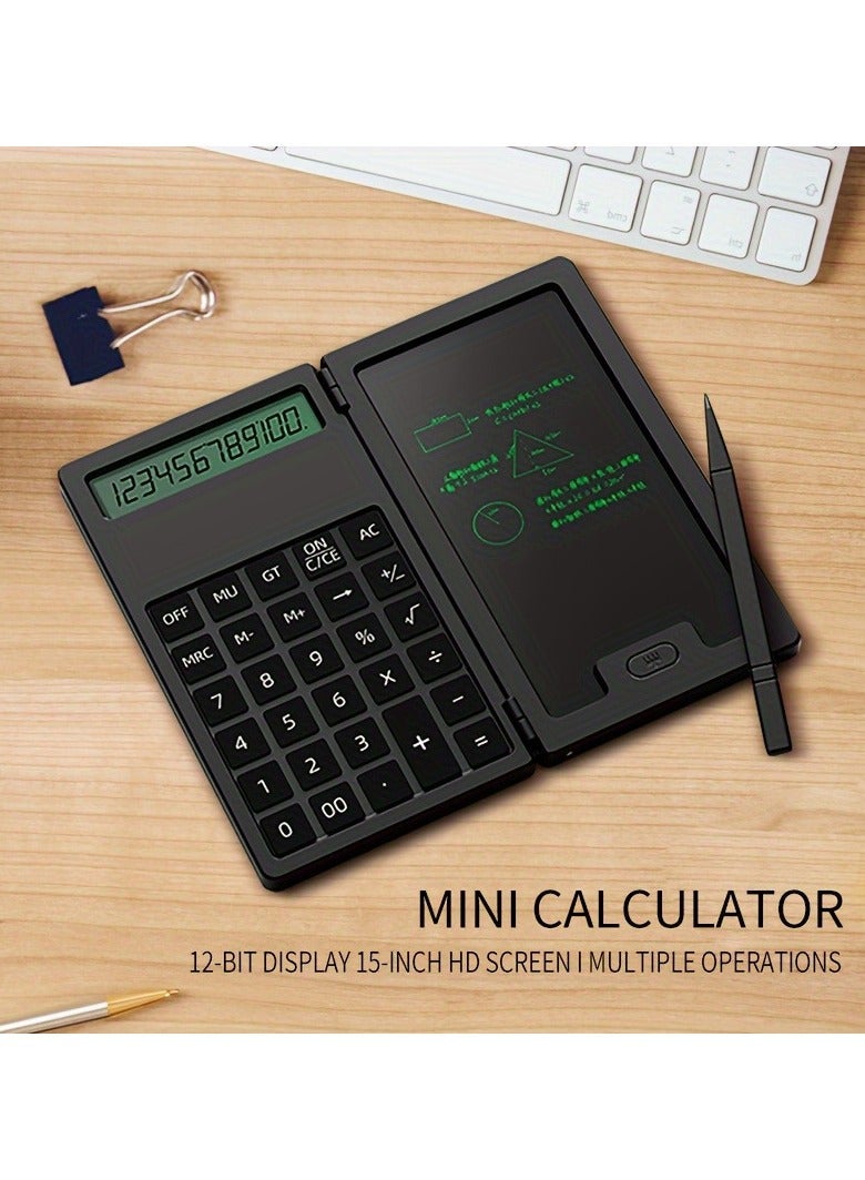 1Pcs Mini Portable Calculator Handwriting Pad Suitable For Learning And Business Office - Image 1