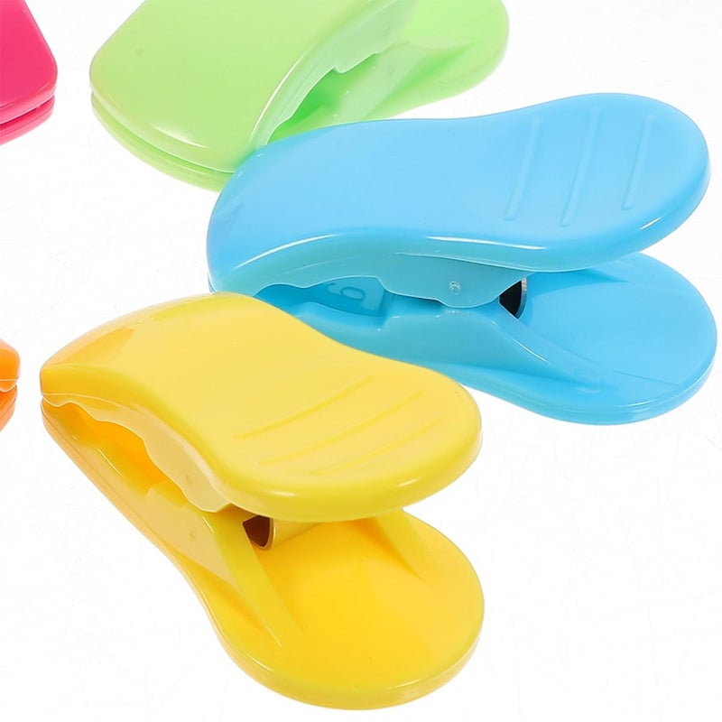 Heavy Duty Plastic Windproof Clips for Beach Towels Pool Chairs and Food Bags 12 Pack - Image 4