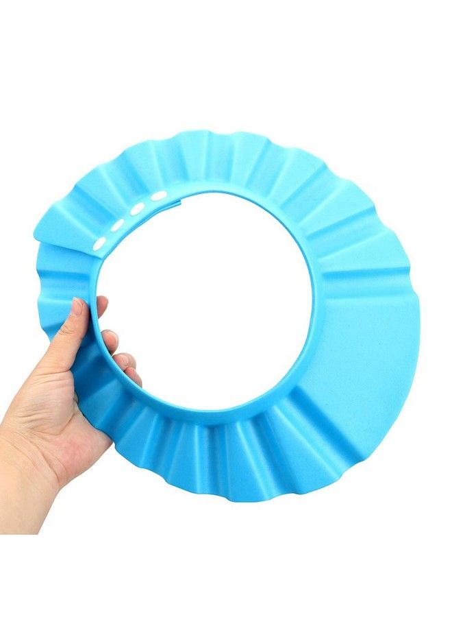 SUNTRADE Shampoo Shower Bathing Protection Bath Cap Adjustable Visor Hat For Toddler Baby Kids Childrenset Of 3 - Image 5