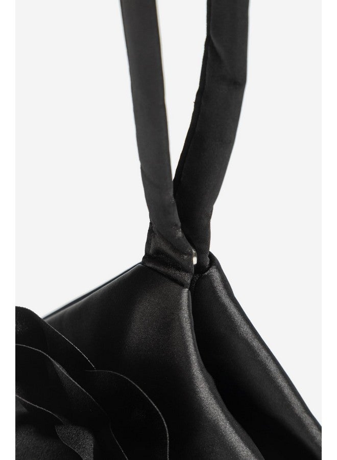 BABEYOND Clutch Purses for Women - Evening Bags Flower Satin Handbag Classy Wristlet Purse for Party Daily Wedding - Image 3