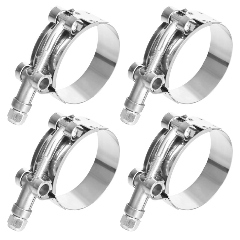 MINERGUY T Bolt Hose Clamp 15 Inch MinerGuy Stainless Steel Working Range 46mm52mm for 15 Hose ID Turbo Intake Intercooler Clamp 4 Pack - Image 2