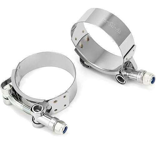 MINERGUY T Bolt Hose Clamp 15 Inch MinerGuy Stainless Steel Working Range 46mm52mm for 15 Hose ID Turbo Intake Intercooler Clamp 4 Pack - Image 5