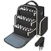 YOREPEK Nail Polish Organizer Holds Up to 72 Bottles 15ml05 floz Nail Polish Carrying Case with 3 Removable Pouches and 4 Zippered Pockets for Manicure Tools Supplies Nail Lamp Gifts for Women - Image 2