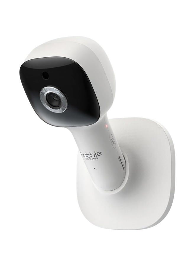 Hubble Connected Nursery Pal Cloud Smart Connected, Wi-Fi Enabled Baby Monitor with 5-Inch HD Color Parent Unit Viewer, Soothing Sounds and White Noise, 7-Color Night Light, Wall Mount, White - Image 2