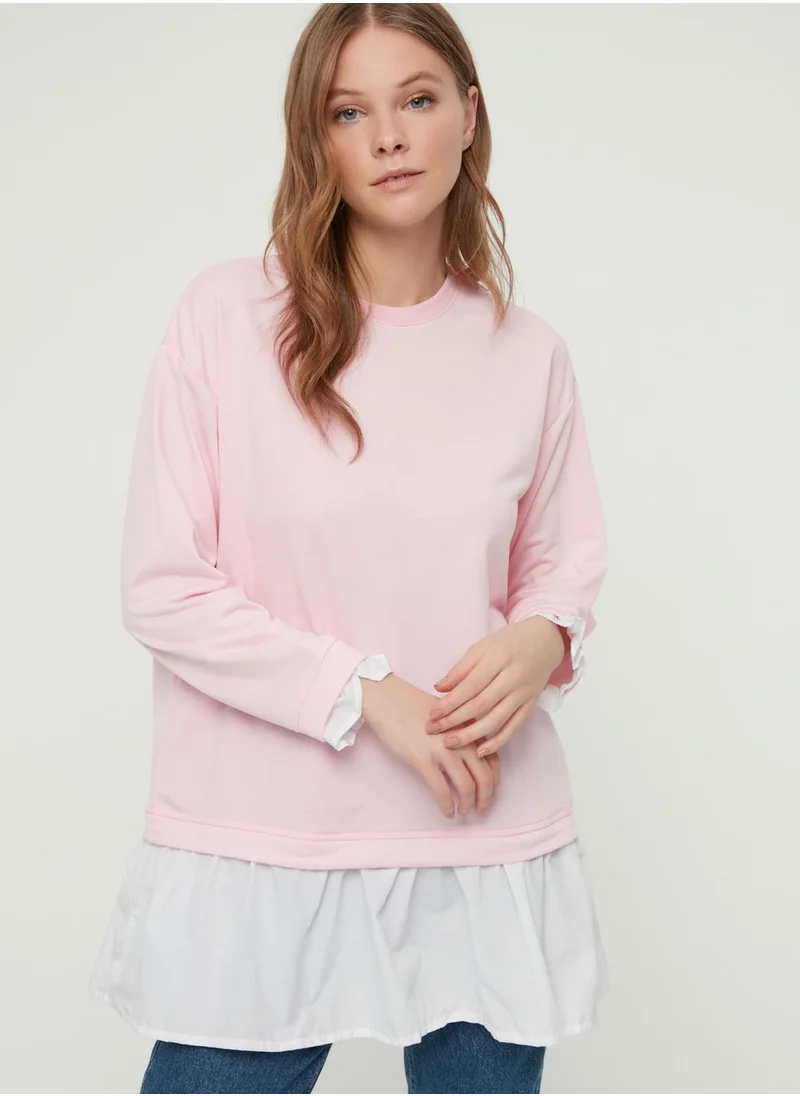 trendyol Round Neck Knitted Tunic