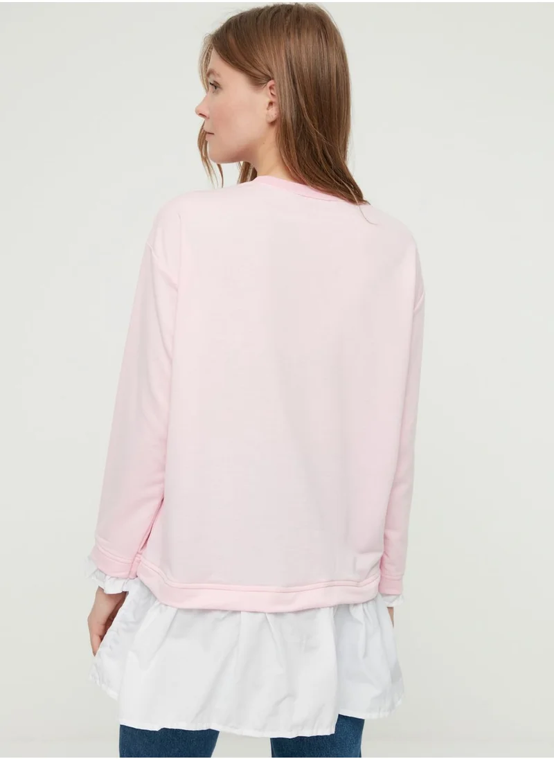 trendyol Round Neck Knitted Tunic