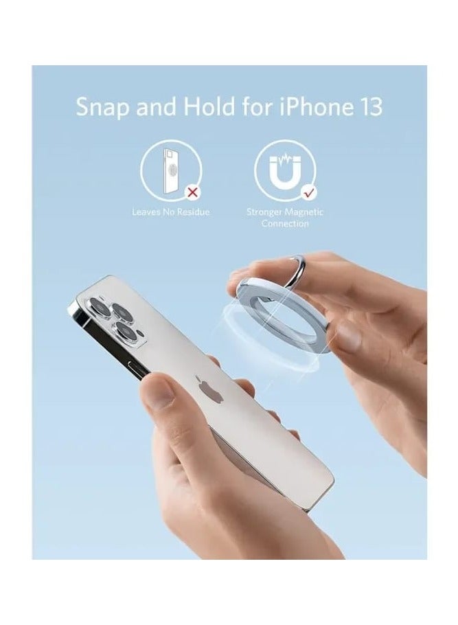 حامل هاتف مغناطيسي (MagGo)، حامل هاتف حلقي مغناطيسي 610، حامل قابل للتعديل، فقط لهاتف iPhone 16 - Image 2