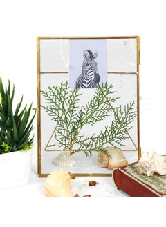 Elan Elan Glass Gold Photo Frame, Birthday and Wedding Gifting Frame,Wall Decoration and Table Top (6X8IN - Medium)  - Image 2
