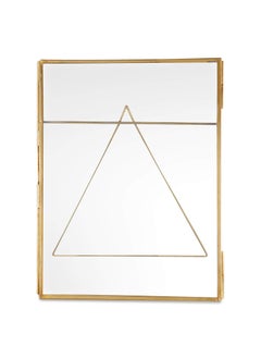 Elan Elan Glass Gold Photo Frame, Birthday and Wedding Gifting Frame,Wall Decoration and Table Top (6X8IN - Medium)  - Image 4