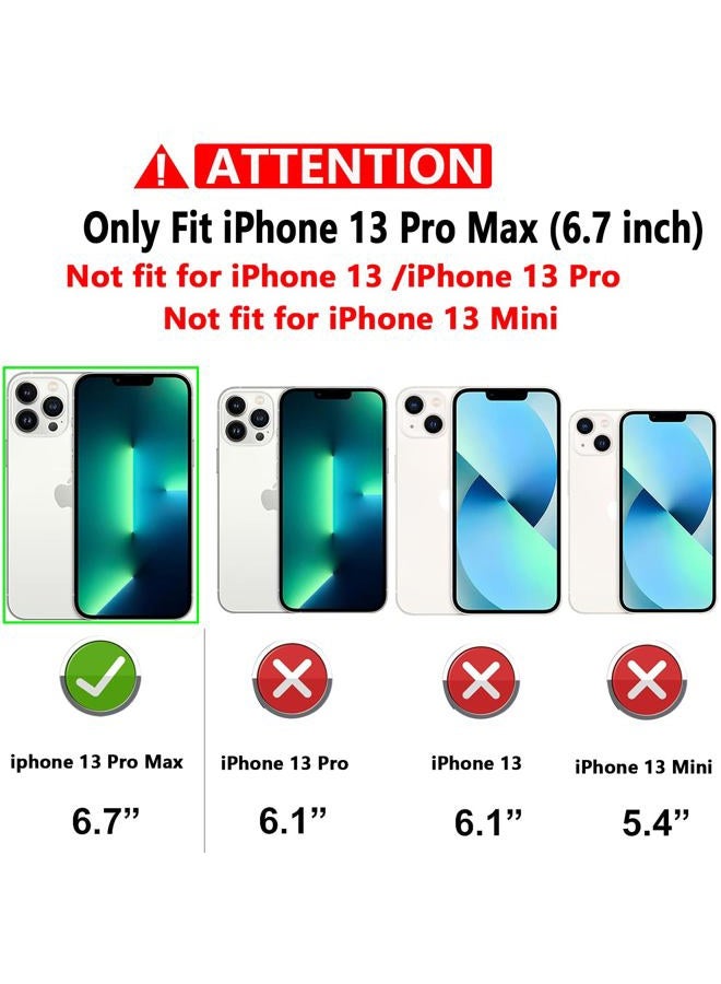 YZOK for iPhone 13 Pro Max Case,with Camera Lens Cover HD Screen Protector,[Military Grade] Ring Car Mount Kickstand Hybrid Hard PC Soft TPU Shockproof Protective Case for iPhone 13 Pro Max, Blue - Image 2
