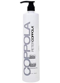 Peter Coppola Keratin Concept Legacy Total Repair Cleansing & Smoothing Sulfatefree Shampoo For Color Treated Hair Color Safe Sodium Chloridefree Keratin Shampoo Strengthens And Repairs Damaged Hair (33.8 Fl Oz)  - Image 1
