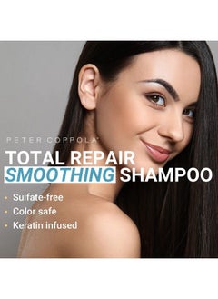 Peter Coppola Keratin Concept Legacy Total Repair Cleansing & Smoothing Sulfatefree Shampoo For Color Treated Hair Color Safe Sodium Chloridefree Keratin Shampoo Strengthens And Repairs Damaged Hair (33.8 Fl Oz)  - Image 4