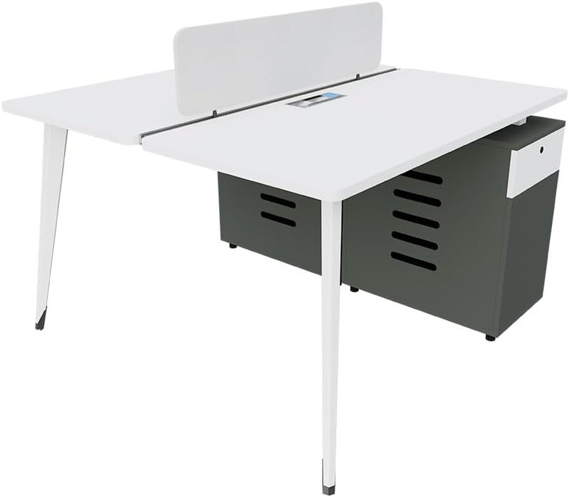 Neo Front 2-Seater Office Workstation Desk - Image 4