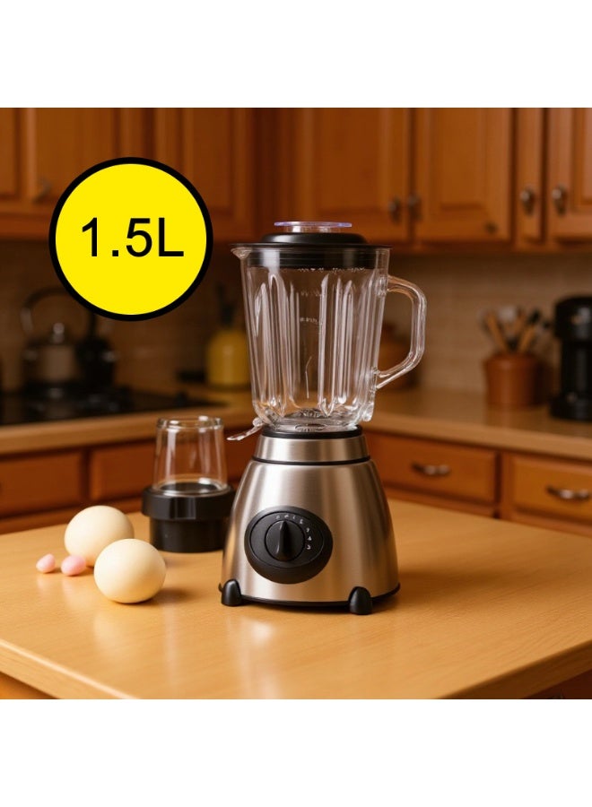 1.5L Blender,Smoothie Blender,Kitchen Countertop Blender,Crushed Ice,Frozen Fruits,Timed Setting,Adjustable Speed ﻿ - Image 1