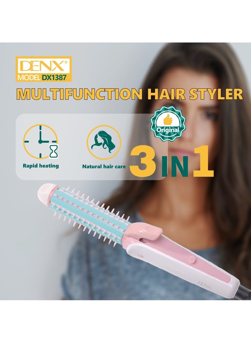 دينكس فرشاة حرارية دائرية حرارية بتقنية الأيونات السالبة لزيادة كثافة الشعر والحصول على تسريحات شعر بجودة صالون، تقليل التجاعيد الأيوني يجعل الشعر أكثر لمعانًا ونعومة - Image 2