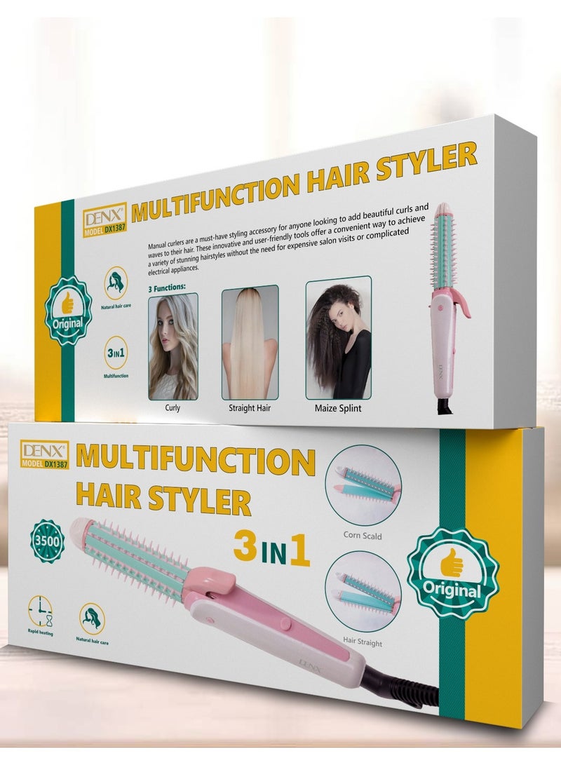 دينكس فرشاة حرارية دائرية حرارية بتقنية الأيونات السالبة لزيادة كثافة الشعر والحصول على تسريحات شعر بجودة صالون، تقليل التجاعيد الأيوني يجعل الشعر أكثر لمعانًا ونعومة - Image 4