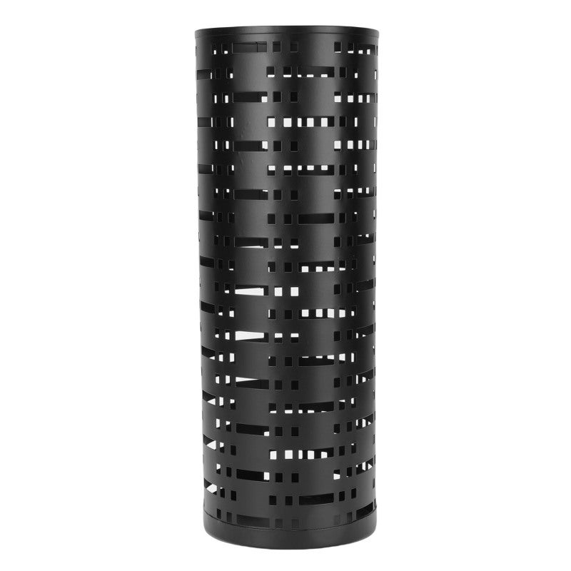 Metal Umbrella Holder: Black Alloy, Space Saving Structure, Hollow Out Design - Weather Resistant Coating, Quick Drying Umbrella Rack for Home, Office, Cafes and Restaurants - Image 5