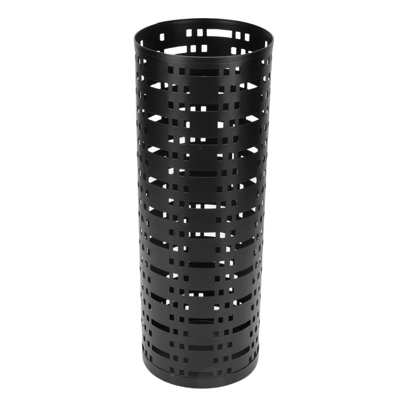 Metal Umbrella Holder: Black Alloy, Space Saving Structure, Hollow Out Design - Weather Resistant Coating, Quick Drying Umbrella Rack for Home, Office, Cafes and Restaurants - Image 1
