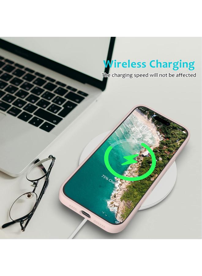 اس-توب جراب لهاتف iPhone 16 Pro، جراب سيليكون بلون سادة - Image 5