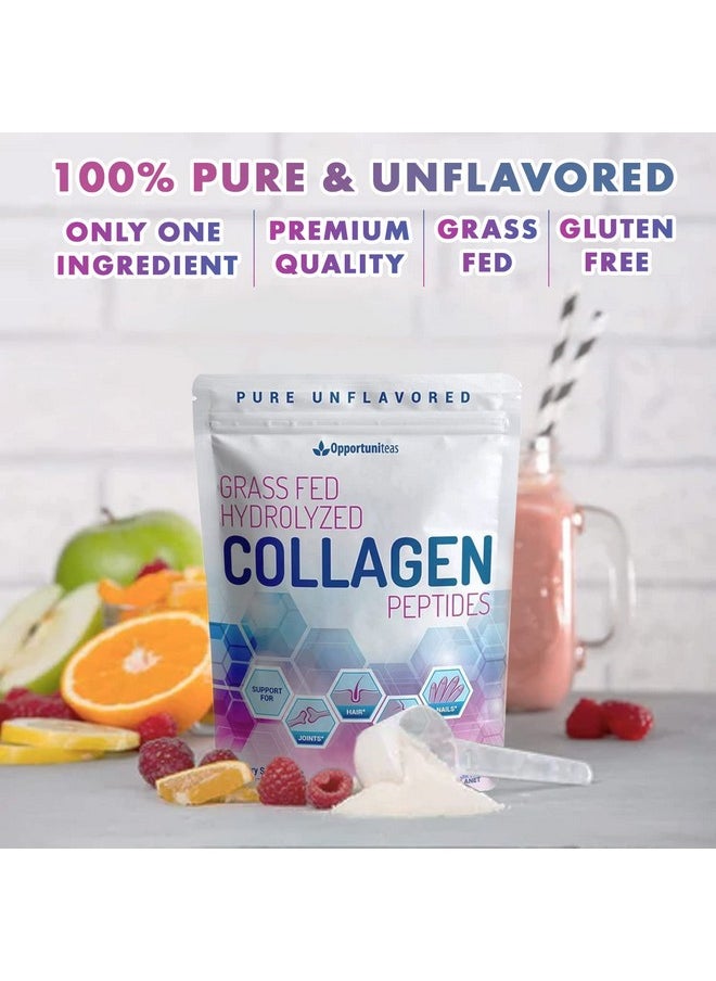 Opportuniteas Collagen Peptide Powder Low Carb Keto & Paleo Diet Friendly Healthy Protein Supplement Support Joints Hair Skin & Nails Grass Fed Gluten Free & Nongmo Unflavored 6 Oz  - Image 4
