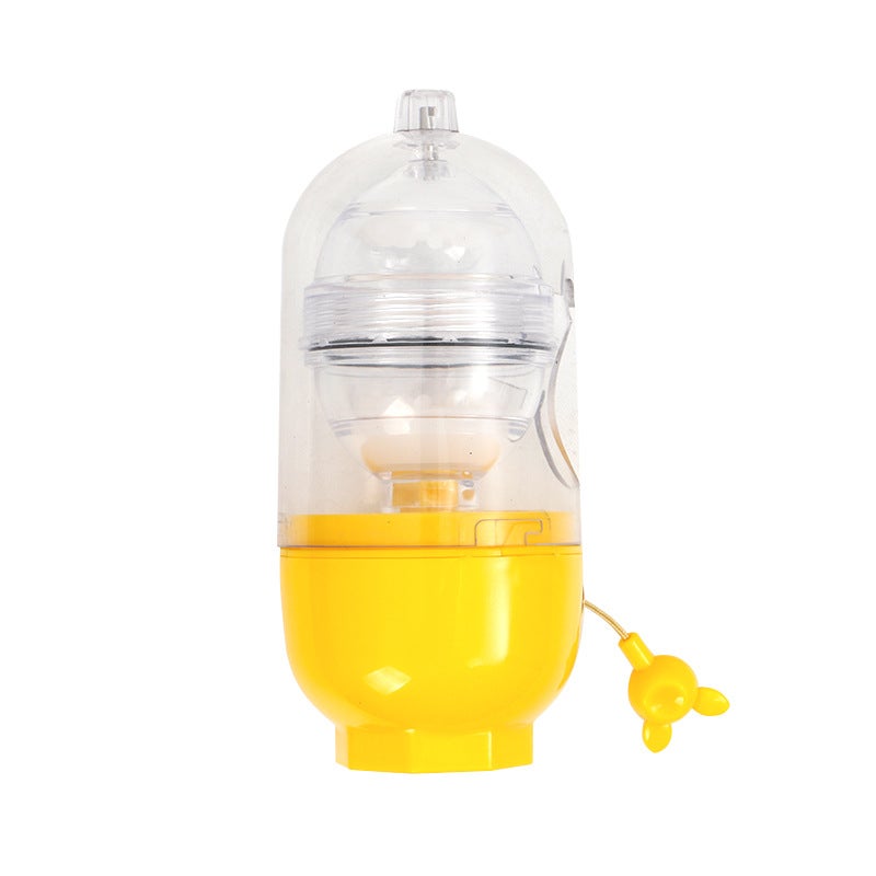 Internet Celebrity Explosions Whirlwind Golden Egg Ripper Artifact Creative Egg Ripper Egg Mixing Egg Shaker Manual Egg Shaker Piggy pink + adjustment silicone + spare rope - Image 5