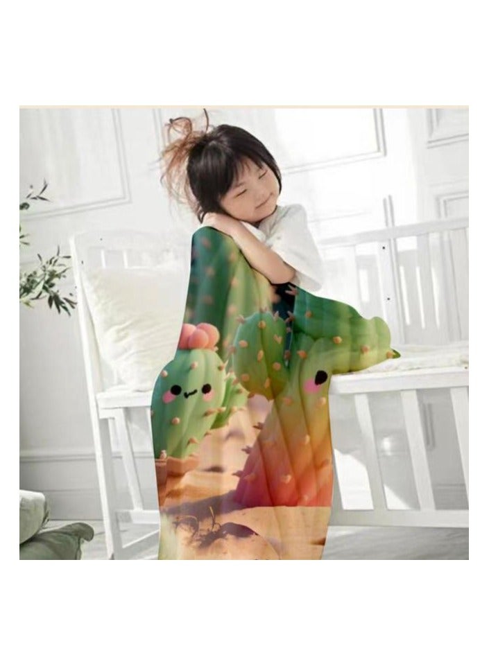 general Children's or student cartoon flannel thin blanket (warm and comfortable, suitable for sleep, games) 100cm*150cm - 291 - Image 3