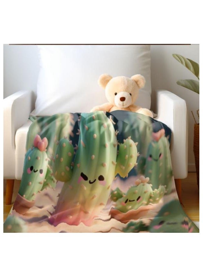 general Children's or student cartoon flannel thin blanket (warm and comfortable, suitable for sleep, games) 100cm*150cm - 291 - Image 5