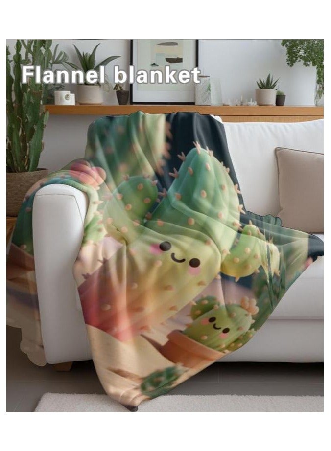 general Children's or student cartoon flannel thin blanket (warm and comfortable, suitable for sleep, games) 100cm*150cm - 291 - Image 1
