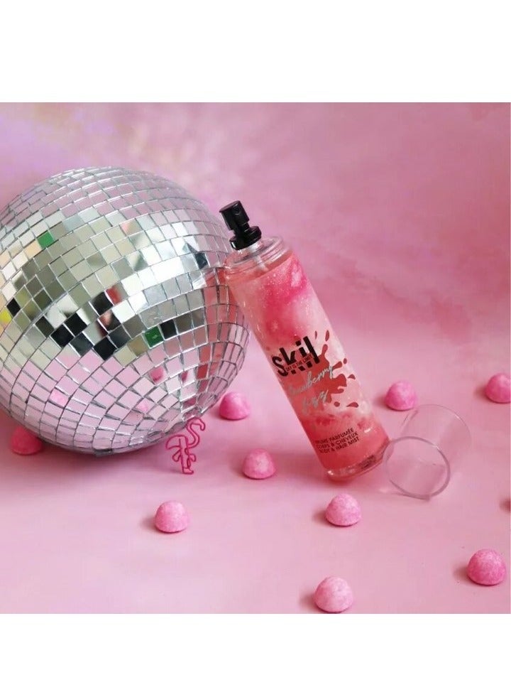 SKIL Strawberry Fizz Body and Hair Mist 250 ml - Image 3