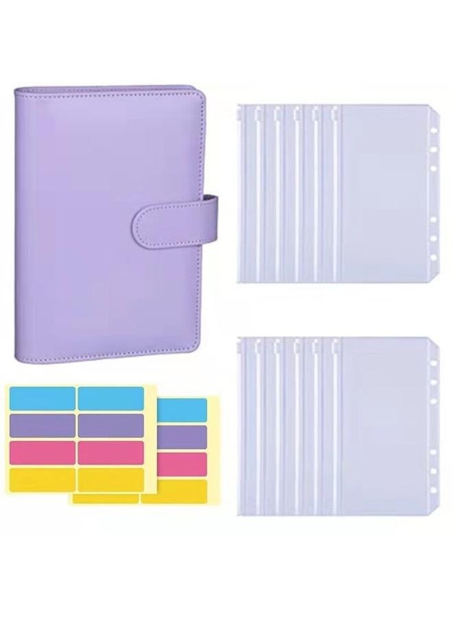 Bluejw Macaron Notebook PVC Labeling Storage Generation 12 Stationery Handbook Cross-border Journal Wallet Suit  - Image 3