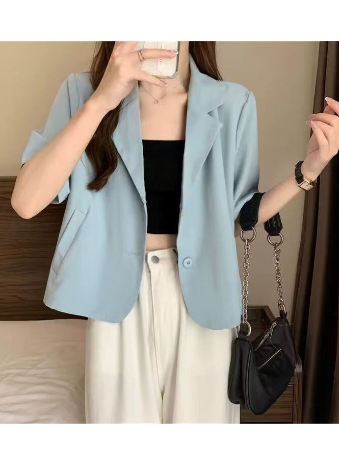 Shougu New Thin And Short Sleeved Suit Jacket  - Image 3