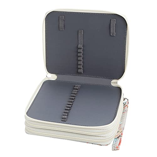 Lbxgap Rose Pencil Organizer - 72 Slot Colored Pencil Case with Zipper for Watercolor Pens, Markers and More - Image 4
