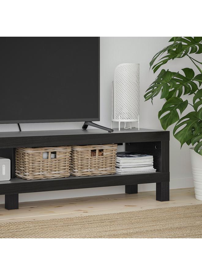 زبون طاولة تلفاز، أسود-بني، 160X35X36 سم - Image 3