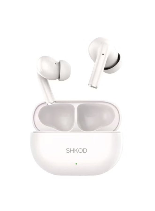 شكود سماعات SHKOD AirLits1 Pro لاسلكية بالكامل – بلوتوث 5.3، عزل ضوضاء ENC، مقاومة ماء IP54، شحن سريع - Image 1