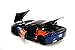 Jada Toys Bigtime Muscle 124 2006 Chevy Corvette Z06 Diecast Car Opening Doors Hood Trunk Rubber TiresMetallic BlueOrange - Image 3