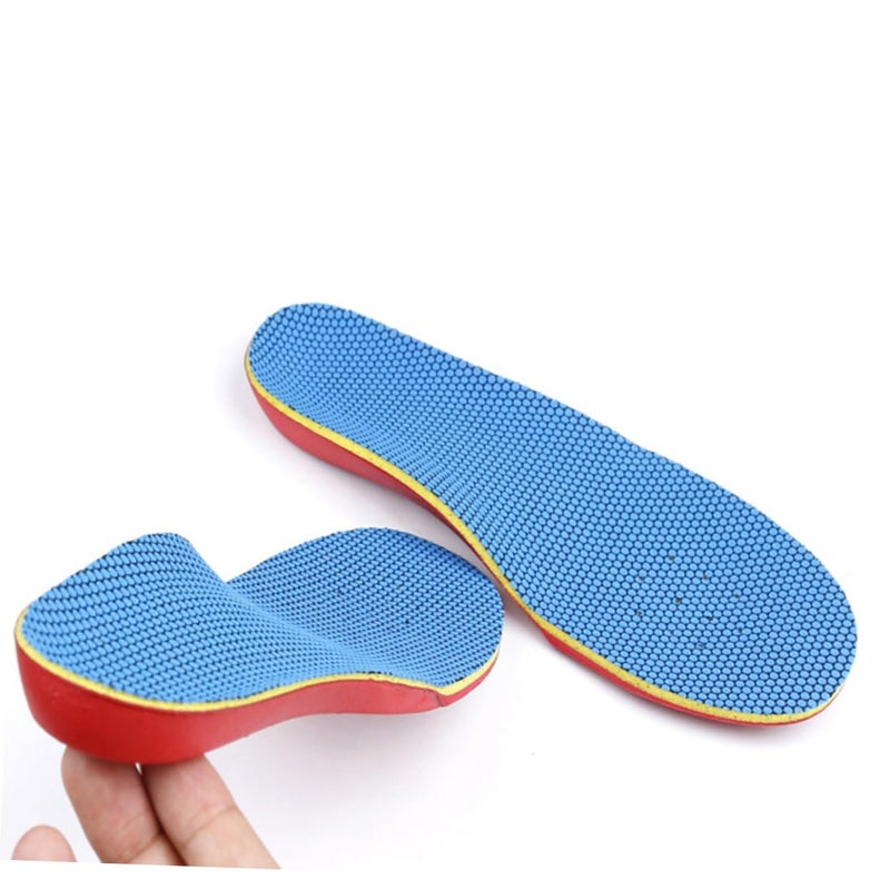 Flat Feet Arch Support Inserts Orthotic Insoles For Boys Girls Size 28 31 Ventilation Non Slip Design - Image 3