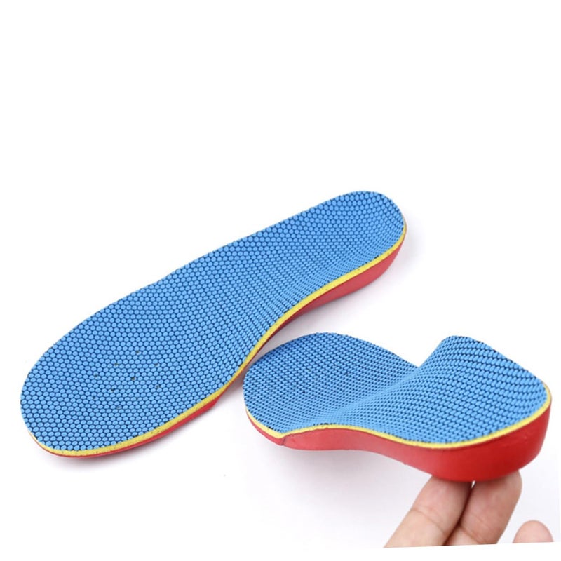Flat Feet Arch Support Inserts Orthotic Insoles For Boys Girls Size 28 31 Ventilation Non Slip Design - Image 4