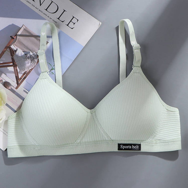 Cotton Comfort Seamless Girls Bra Wine red - Image 4