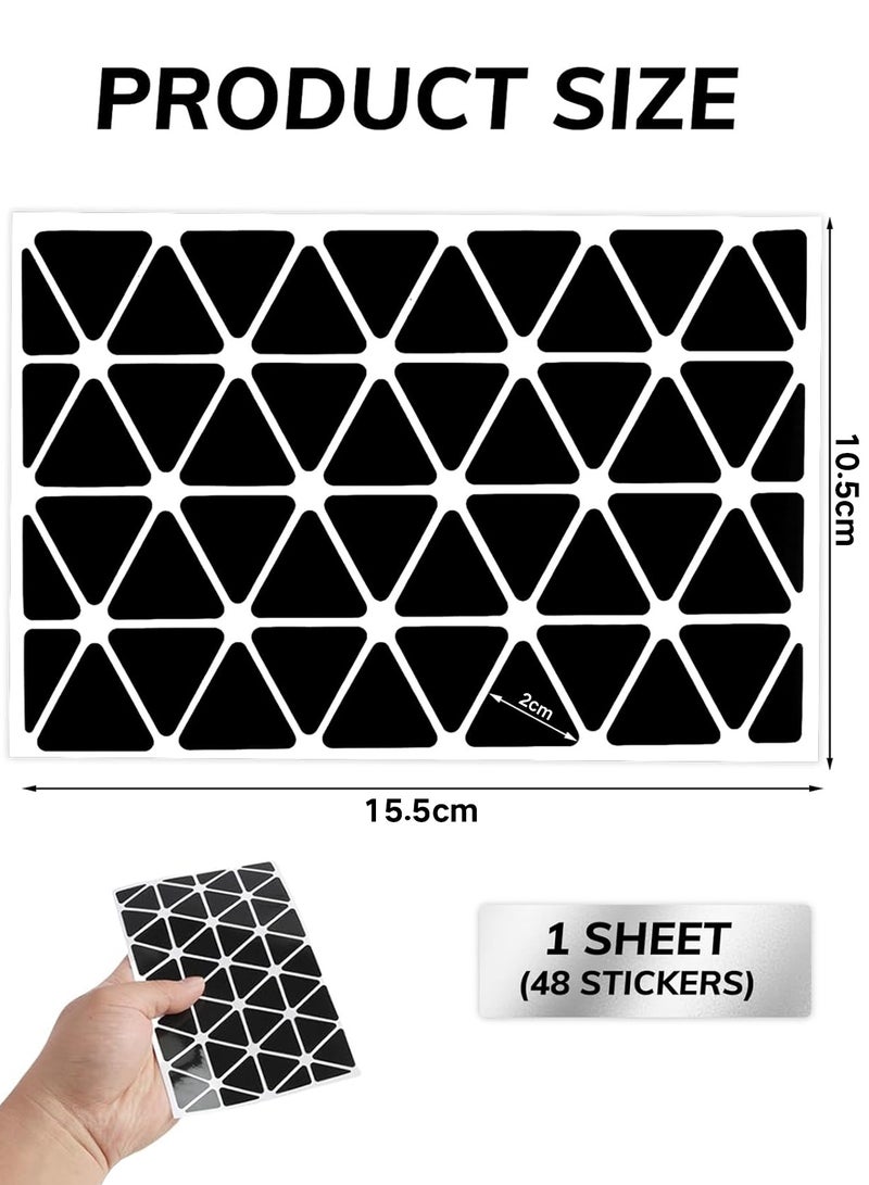 GOOGO Reflective Sticker Kit,Bicycle Reflective Tape, Night high Visibility Safety Suitable for Bicycles Scooters Strollers Black - Image 2