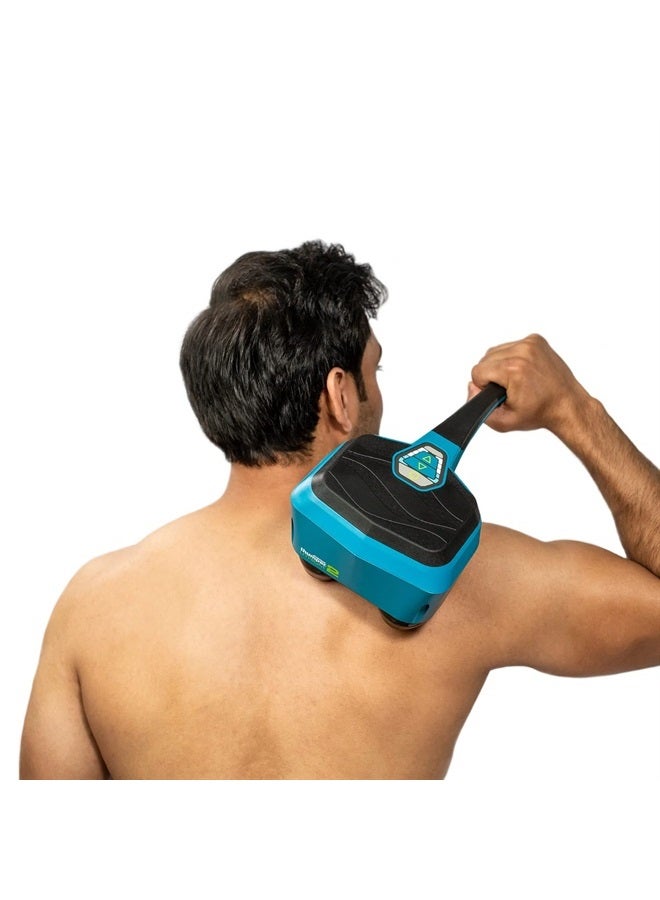 Thumper LITHIUM2 Back Massager Cordless Dual Head Powerful Back Hip Deep Tissue Percussion Massager Handheld 5 Speed Sciatic Nerve Massage Machine Professional Personal Muscle Pain Relief - Image 1