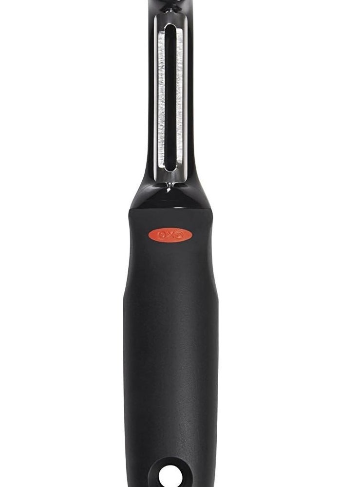 OXO أوكسو 80051 سوفت ووركس مقشرة دوارة بمقبض غير قابل للانزلاق، أسود - Image 1