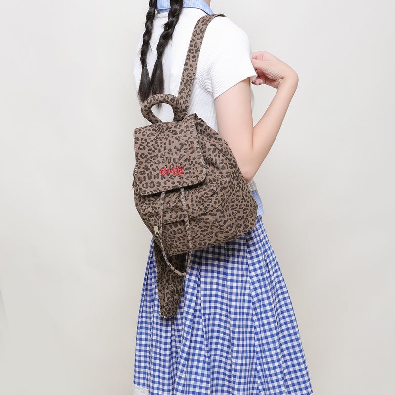 Women's Canvas Backpack Korean Style - Image 3